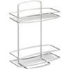 Mensola rettangolare 2 piani cm26x11x35 onda