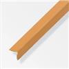 Alfer aluminium Angolare autoadesivo 20x20 pvc faggio - 1 metro.