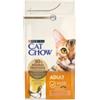 Purina Crocchette per gatto adulto cat chow al pollo, 1,5 kg - purina