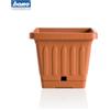 Bama Vaso terra quadrato cm. 50 terracotta