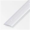 Alfer aluminium Profilo coprisoglia 37 x 2,5 alluminio argento forato 1 metro.