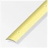 Alfer aluminium Coprisoglia 30 x 5 alluminio ottonato forato 1 metro.
