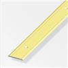 Alfer aluminium Coprisoglia 30 x 2 alluminio ottonato forato 1 metro.