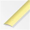 Alfer aluminium Coprisoglia 40 x 5 alluminio ottonato forato 1 metro.