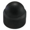 Copribulloni in plastica m6 nero - 10 pz.