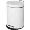 Decor Bagno Cestino bagno bianco, 5 litri
