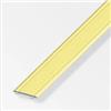 Alfer aluminium Coprisoglia 30x2 alluminio ottonato autoadesivo - 1 metro.