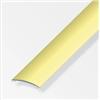 Alfer aluminium Coprisoglia 40x5 alluminio ottonato autoadesivo - 1 metro.