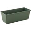 Cassetta/vaso per gerani verde - lungo 50 cm.