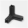 Alfer aluminium Congiunzione ad angolo 23.5 nero