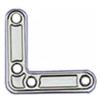 Angoli di rinforzo inox 60 x 60 x 15 mm. - 4 pz.