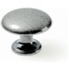 Pomolo in zama - Ø 30 mm. - cromato