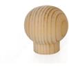 Pomolo in legno - Ø 30 mm. - pino grezzo