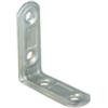 Lastrine di giunzione ad angolo stondate - 40 x 40 mm. - zincato - 4 pz.