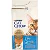 Purina Crocchette per gatto adulto cat chow 3in1 al tacchino, 1,5 kg - purina