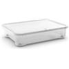 Keter Contenitore con coperchio trasparente tbox xxm in plastica 54 lt 79,5x58x18 cm