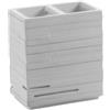 Gedy Porta spazzolino quadrotto bianco