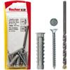 Fischer Tasselli in nylon w 100 sx plus 6 k con vite