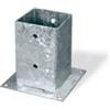 Portapali ancoraggio d'appoggio per travi 101 x 101 x 150 x 150 mm.
