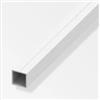 Alfer aluminium Tubo quadrato 7,5x10 pvc bianco - 1 metro.