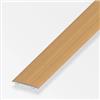 Alfer aluminium Profilo raccordo 37x2,5 faggio - 1 metro.