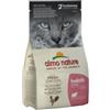 Almo Nature holistic da 400 gr. con pollo, alimento secco per gatti.