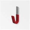Alfer aluminium Gancio acciaio piatto r 87x32.
