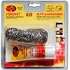 Best Fire Guarnizione in fibra di vetro best fire kit fibrovet con corda 1,5 mt, diametro 10 mm e tubetto silicone nero da 60 ml
