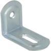 Lastrine ad angolo con asola in acciaio zincato bianco 23x28x38 mm. 4 pz.