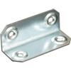 Piastrina ad angolo in acciaio zincato 20 x 20 x 40 mm.