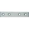 Lastrine di giunzioni dritte in acciaio zincato bianco 40x15 mm. 4 pz.