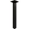 Piedino quadro element system - 25x25 - h.300 mm. - nero