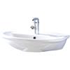 Rak Ceramics Lavabo in ceramica bianco serie fiore.