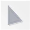Alfer aluminium Lamiera di congiunzione in alluminio naturale 60 x 60 - 4 pezzi.