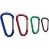 Set moschettoni alluminio 4 pezzi