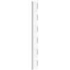 Metallo Cremagliera doppia - 150 cm. - bianco