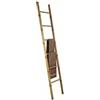 Scaletta in bambu' porta asciugamani 6 pioli 50x4x190 cm