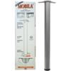 Kit gambe tavolo 4 pz. Ø 60 - h.710 mm. alluminio opaco