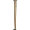 Gamba in legno conica Ø 60 - h.750 mm. legno grezzo