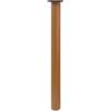 Gamba in legno tonda Ø 62 - h.750 mm. legno grezzo