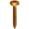 Viti truciolari torx zincate giallo con collare 6,0 x 50 - 1 kg.