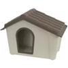 ArtPlast Cuccia per cani da esterno artplast pc1t in polipropilene tortora 57,3x39,4x41,8 cm