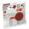 Set 5 dischi abrasivi 225 mm grana 180
