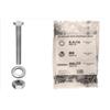Kit viti testa esagonale m8 x 30 + dadi + rondelle - 200 pz.