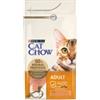Crocchette per gatto adulto cat chow all'anatra, 1,5 kg - purina