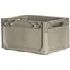 ArtPlast Contenitore multiuso artplast in polipropilene grigio 40x30x22 cm