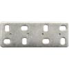 Piastrina di giunzione dritta asolata 80 x 30 spessore 2 mm. - 4 pz.