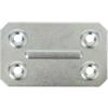 Piastrina dritta 67 x 40 spessore 1 mm. - 4 pz.