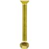 Viti per metallo t.p.s. ottone m5 x 20 - 12 pz.