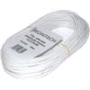 Cavo stendibiancheria in ottone plastificato bianco Ø 5 x 20 mt.